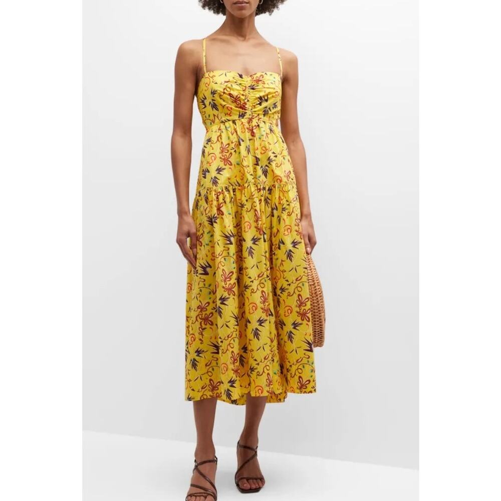 ALC Arit‎ Floral  Midi Dress Size 6 NWT-Fits like an 8